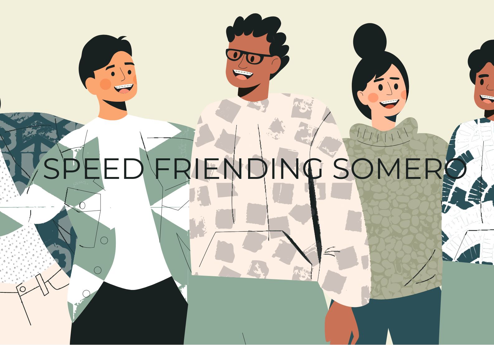 Speed friending Somero-tapahtuma la 13.8.klo 14-16